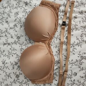 Strapless push up bra
